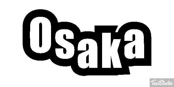 Osaka Texteffekt
