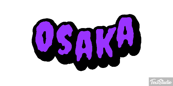 Osaka Texteffekt