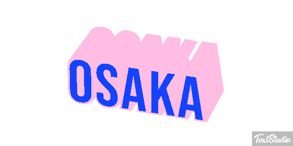 Osaka Texteffekt