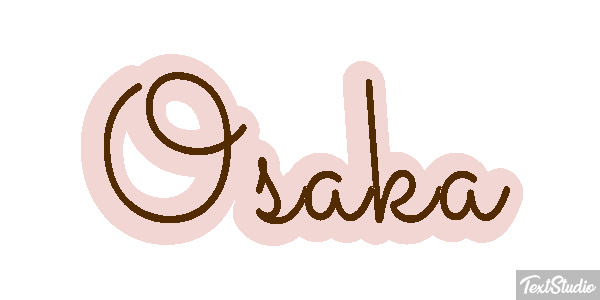 Osaka Texteffekt