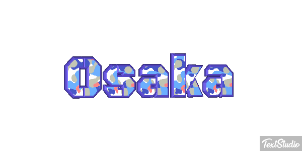 Osaka Texteffekt