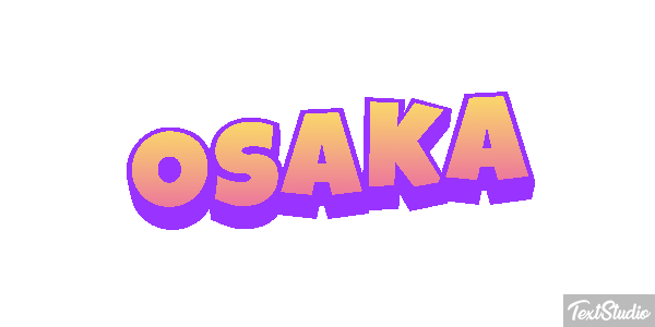 Osaka Texteffekt