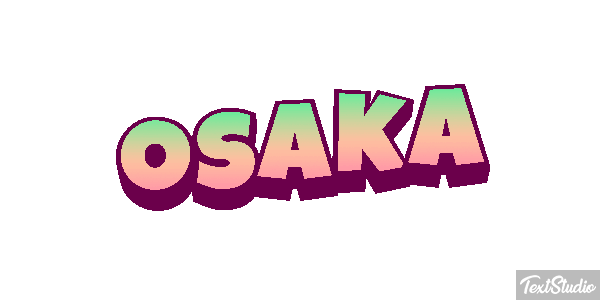 Osaka Texteffekt