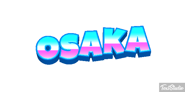 Osaka Texteffekt