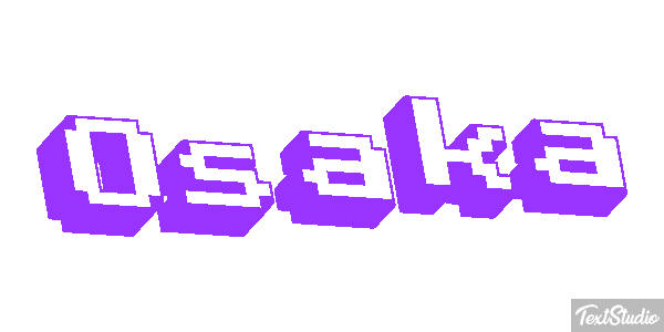 Osaka Texteffekt
