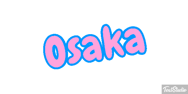 Osaka Texteffekt