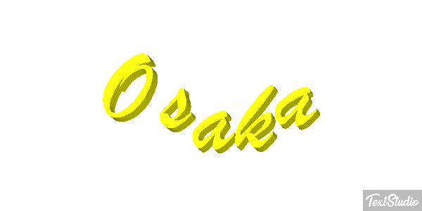 Osaka Texteffekt