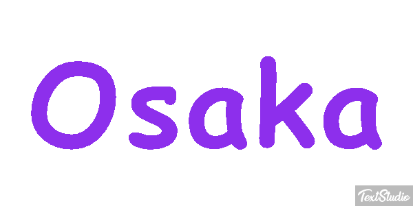 Osaka Texteffekt