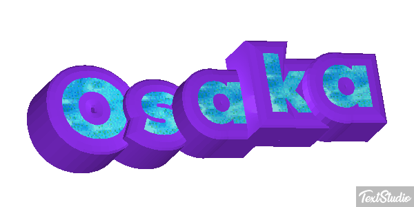 Osaka Texteffekt
