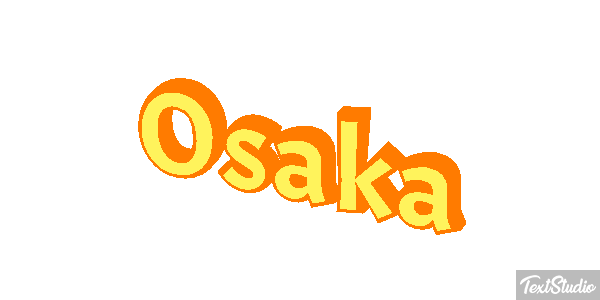 Osaka Texteffekt