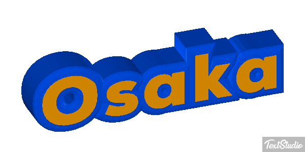 Osaka Texteffekt