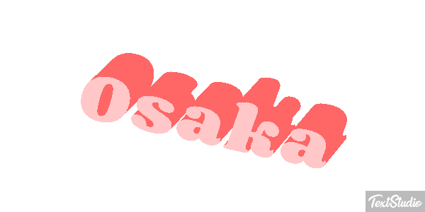 Osaka Texteffekt