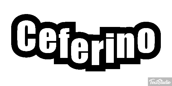 Ceferino Efecto de texto