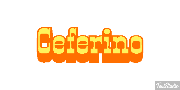 Ceferino Efecto de texto