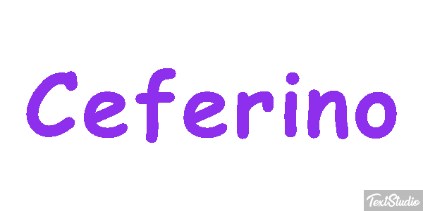 Ceferino Efecto de texto