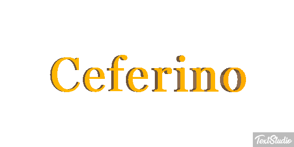 Ceferino Efecto de texto