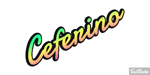 Ceferino Efecto de texto