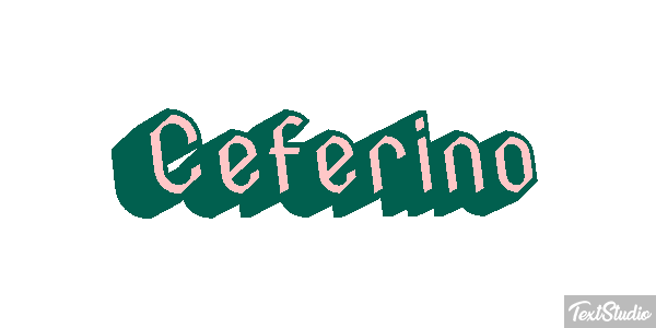 Ceferino Efecto de texto