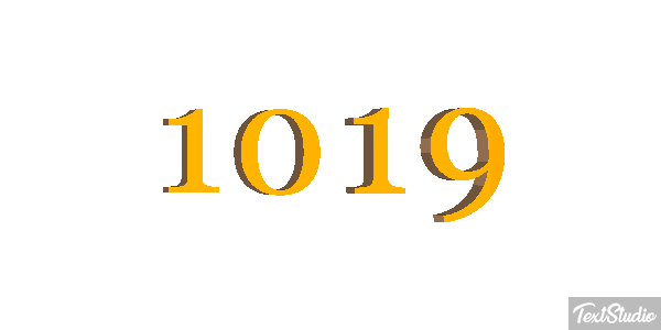 1019 Text effect