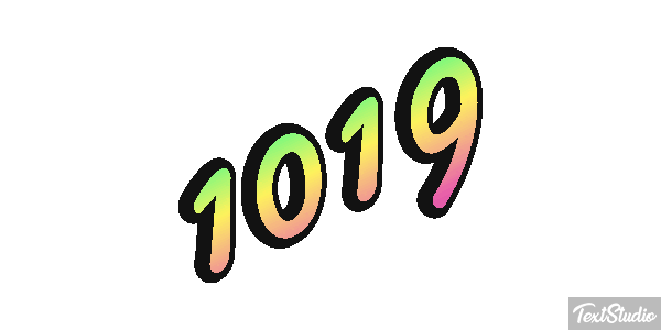 1019 Text effect