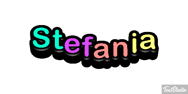 Stefania Texteffekt