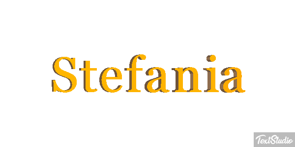 Stefania Texteffekt