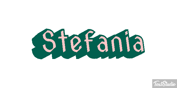 Stefania Texteffekt