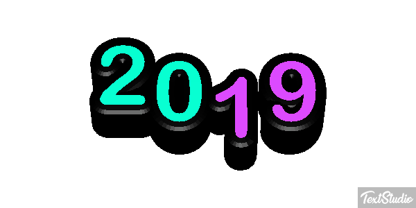 2019 Efecto de texto