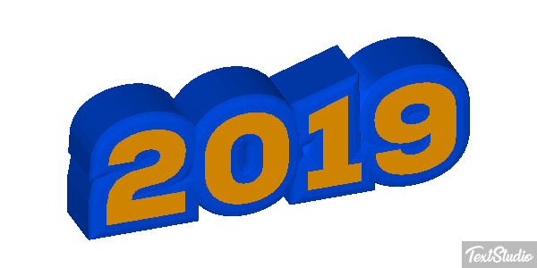 2019 Efecto de texto