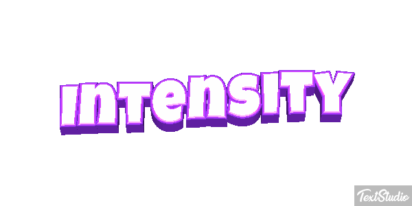 Intensity Text effect