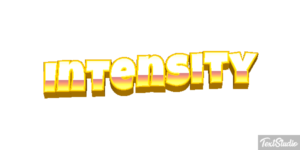 Intensity Text effect