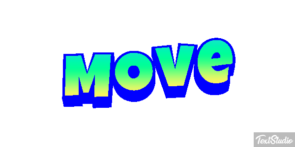 Move Text effect