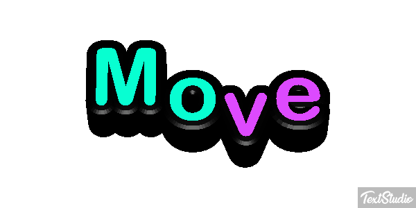Move Text effect