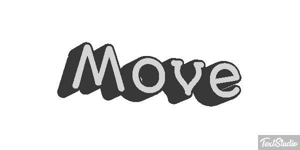 Move Text effect