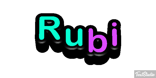 Rubi Text effect