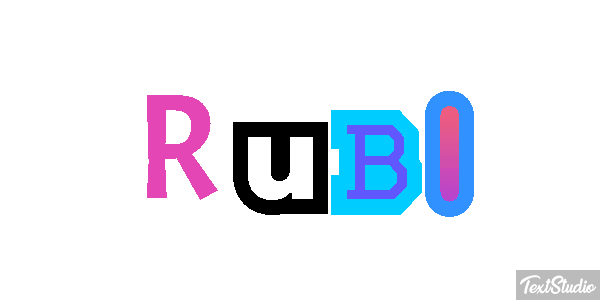 Rubi Text effect