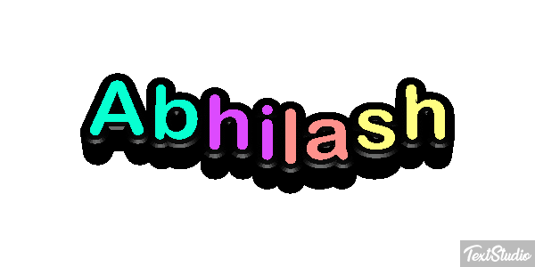 Abhilash Texteffekt