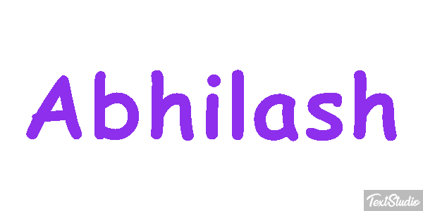 Abhilash Texteffekt