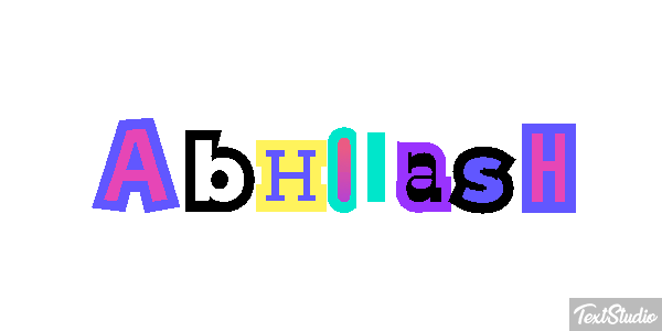Abhilash Texteffekt