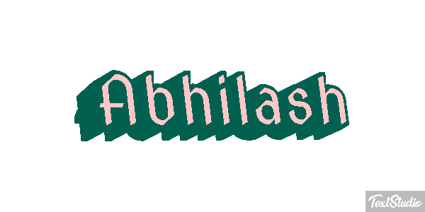Abhilash Texteffekt