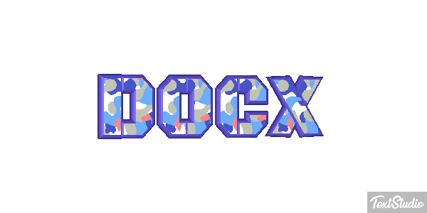 DOCX Text effect