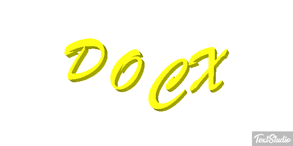 DOCX Text effect