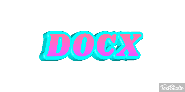 DOCX Text effect