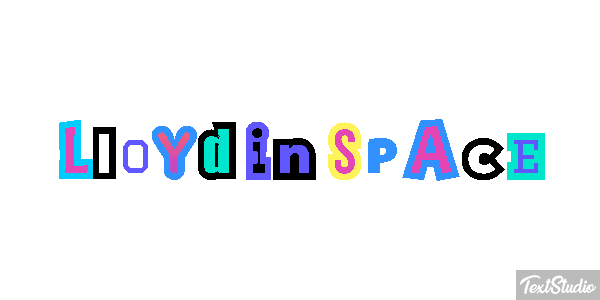 Lloyd in Space Texteffekt