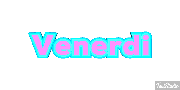 Venerdì Text effect