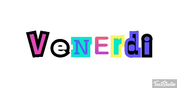 Venerdì Text effect