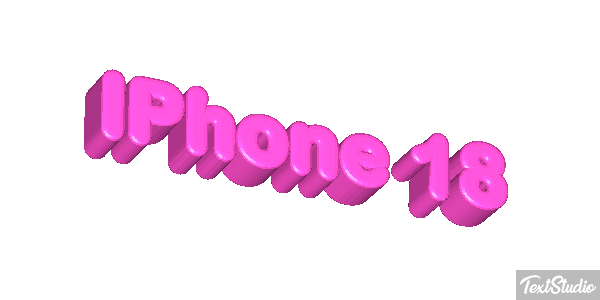 IPhone 18 Text effect