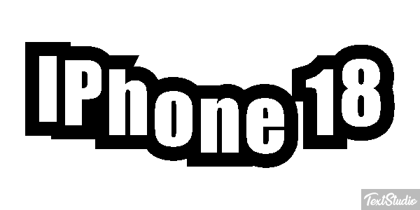 IPhone 18 Text effect