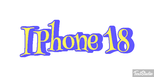 IPhone 18 Text effect