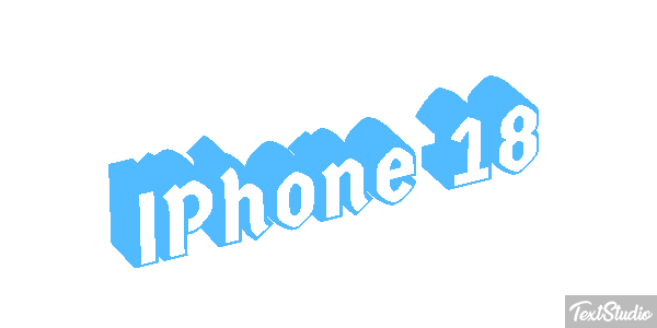 IPhone 18 Text effect
